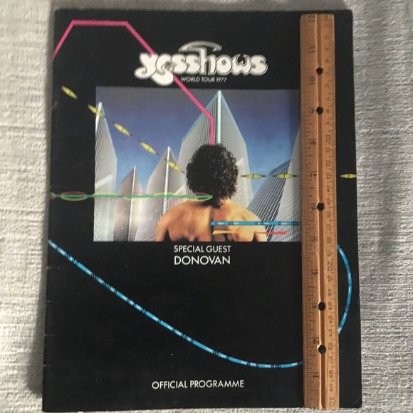 Original YES & DONOVAN 1977 Yesshows Concert Program World Tour 26 Pg Programme - Picture 9 of 9